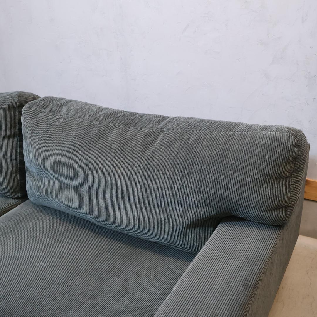 マスターウォール ウォールナット材 デニッシュ 3人掛けソファ ３シーター 3P