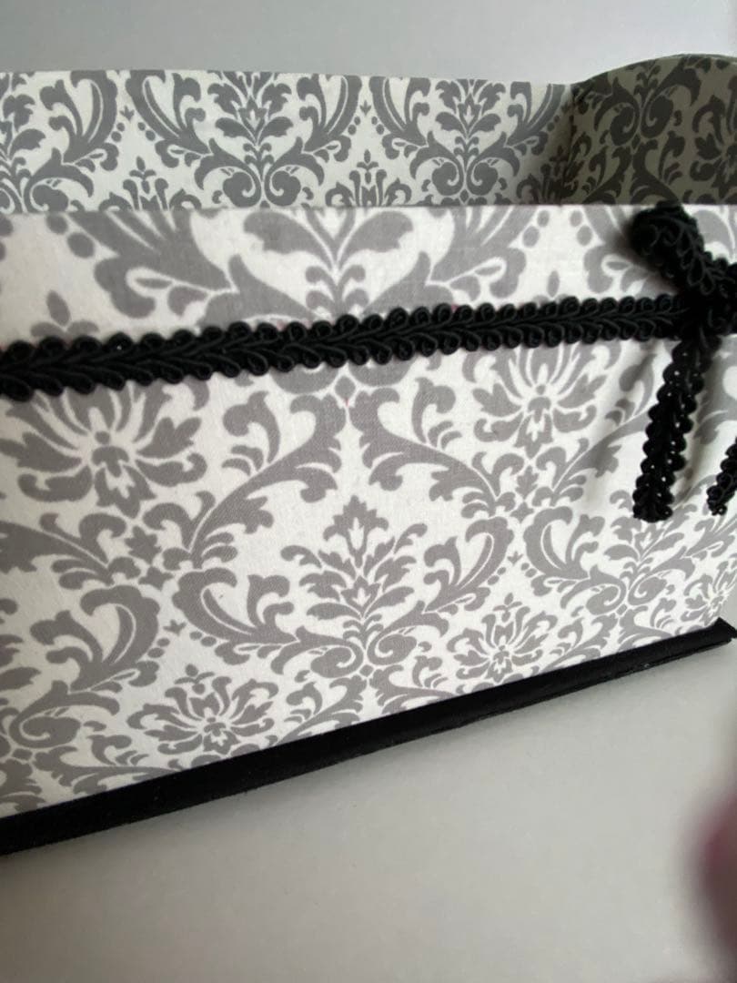 T様オーダー品 リピーター様 ダマスク柄収納ボックスセット-販売特売