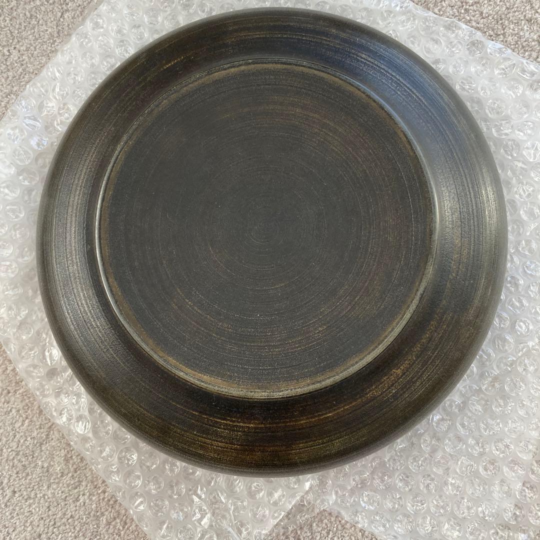 美品★輪島　キリモト　千すじ小福皿（大）漆　ドミニク・ローホー　うるし　能登
