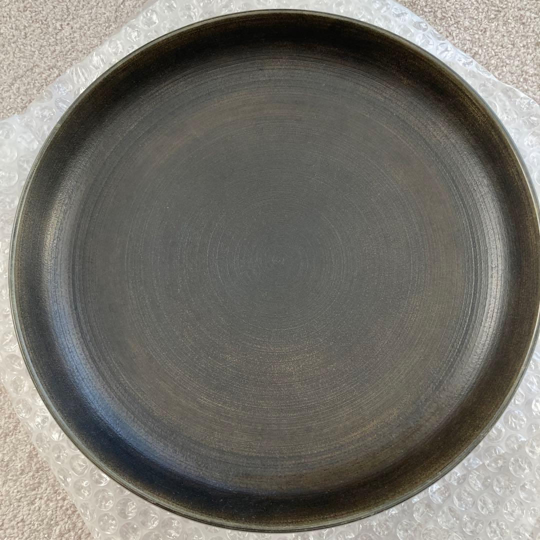 美品★輪島　キリモト　千すじ小福皿（大）漆　ドミニク・ローホー　うるし　能登