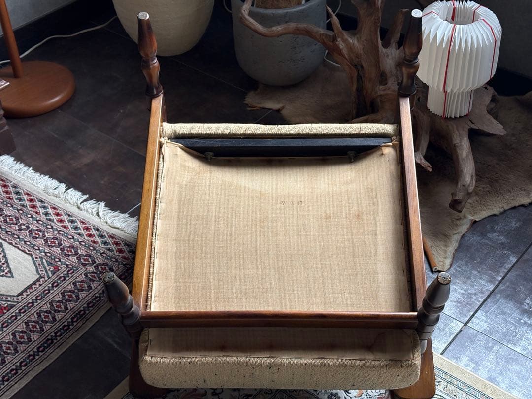 希少　アームソファ　アームチェア　ヴィンテージチェア　オールドカリモク nZ