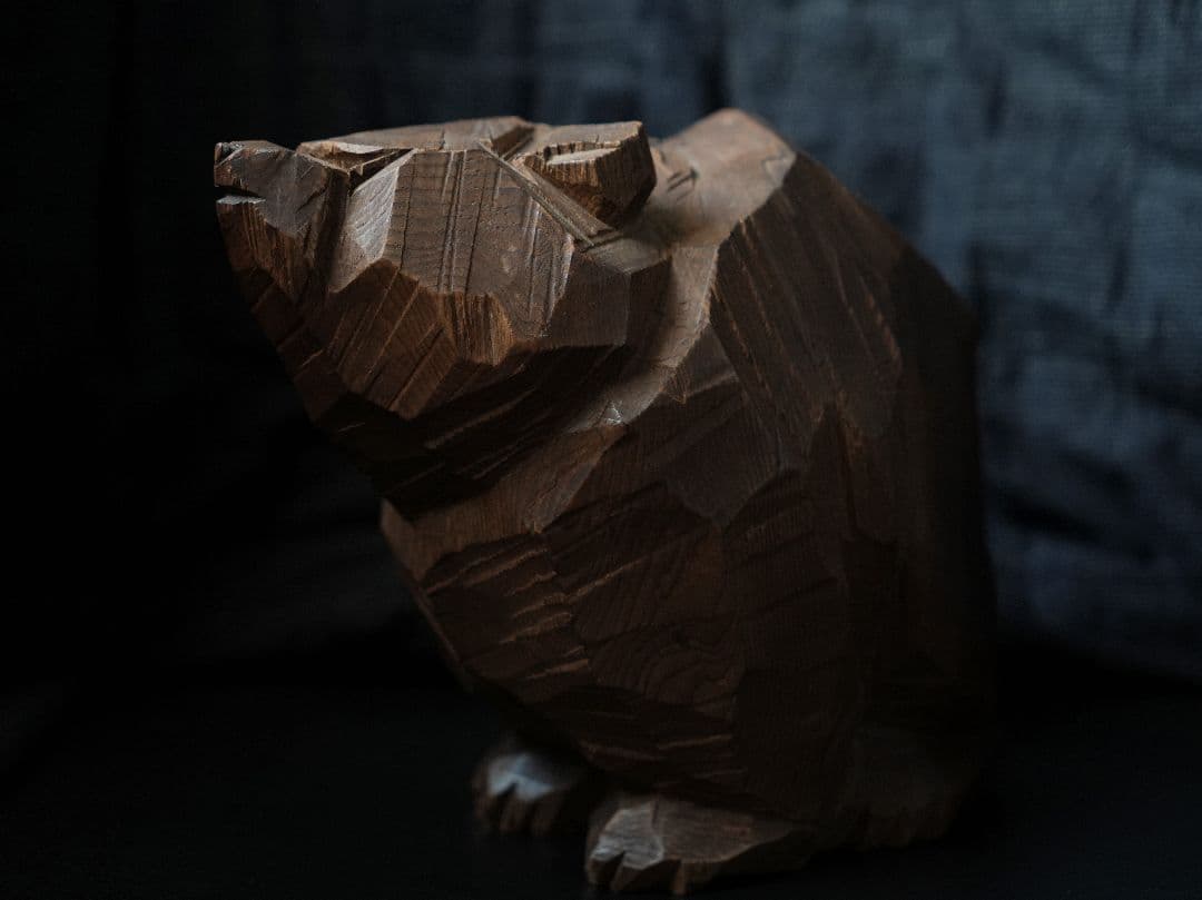 柴崎重行 木彫り熊