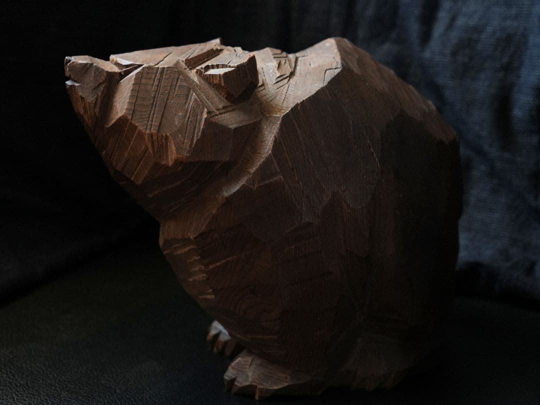 柴崎重行 木彫り熊