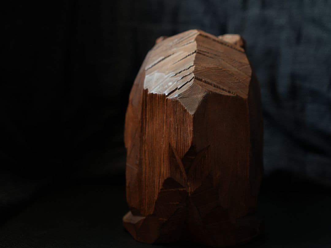 柴崎重行 木彫り熊