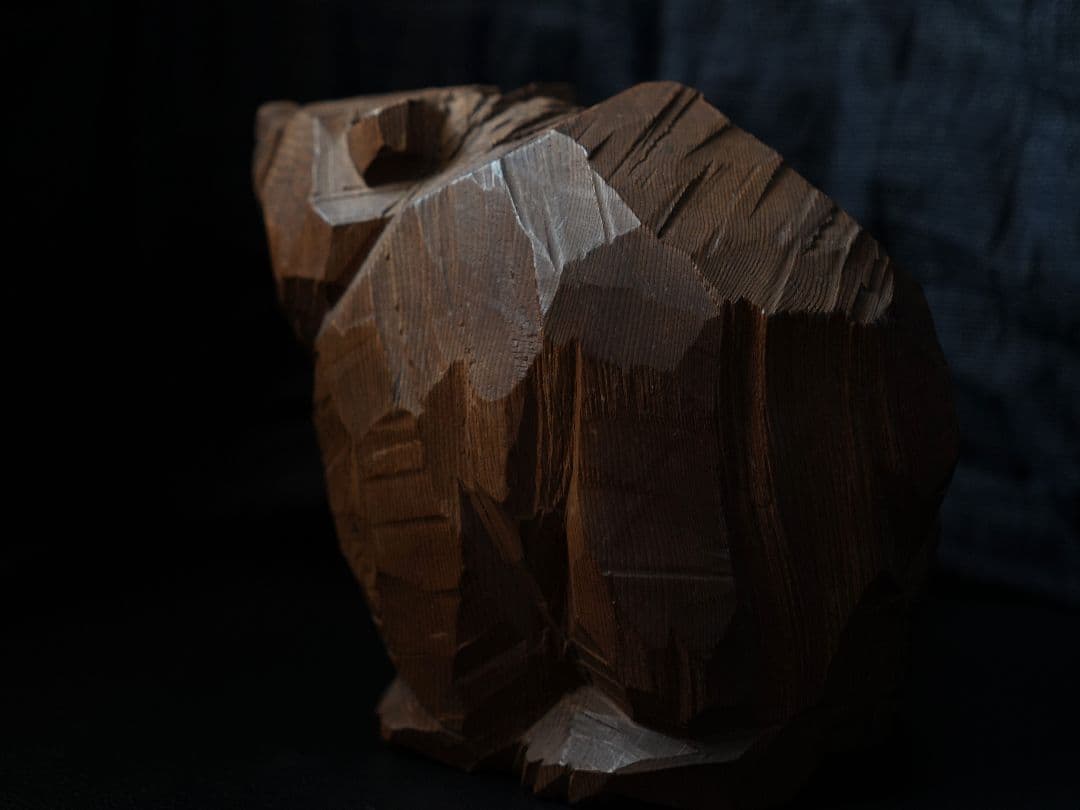 柴崎重行 木彫り熊