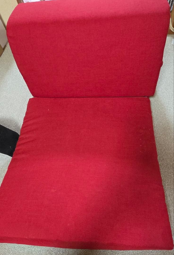 コーナーソファ　レッド