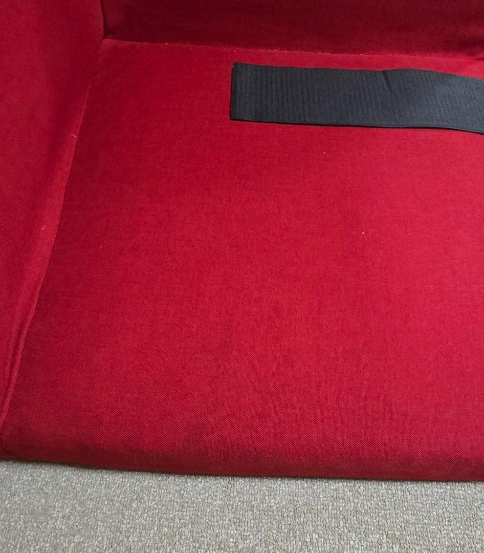 コーナーソファ　レッド