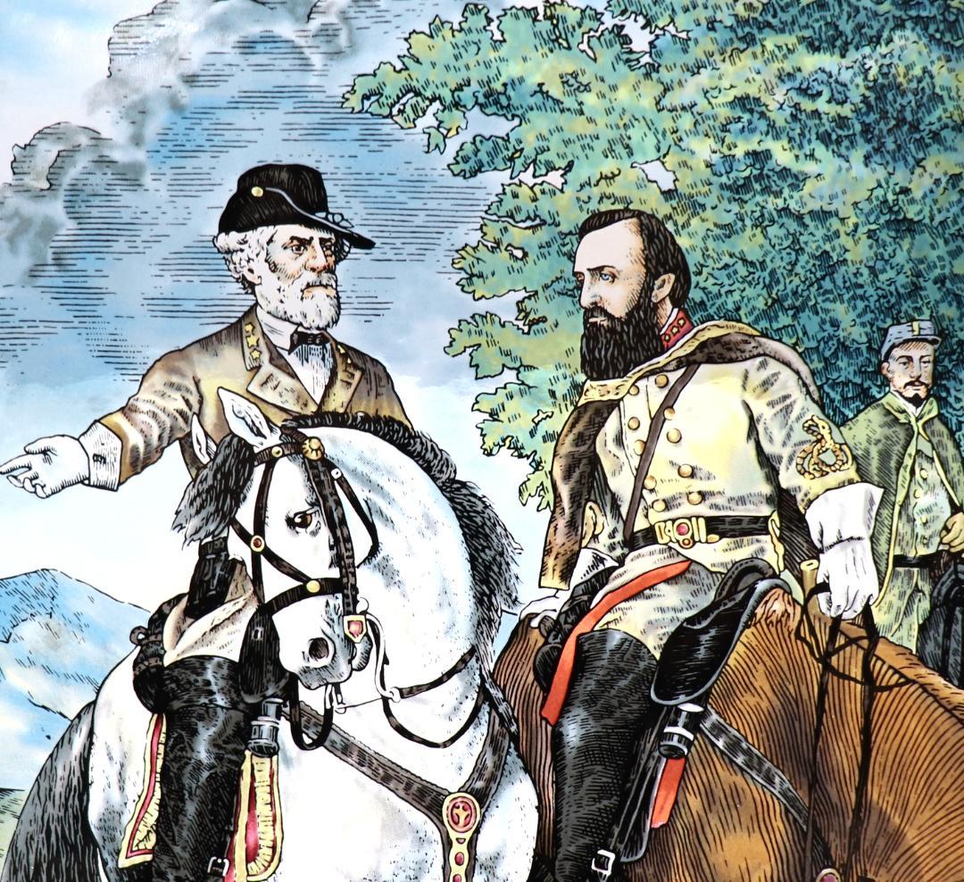 チャンセラーズヴィルの戦い ヴィンテージ ステンドグラス 最後の軍議 完璧な戦闘