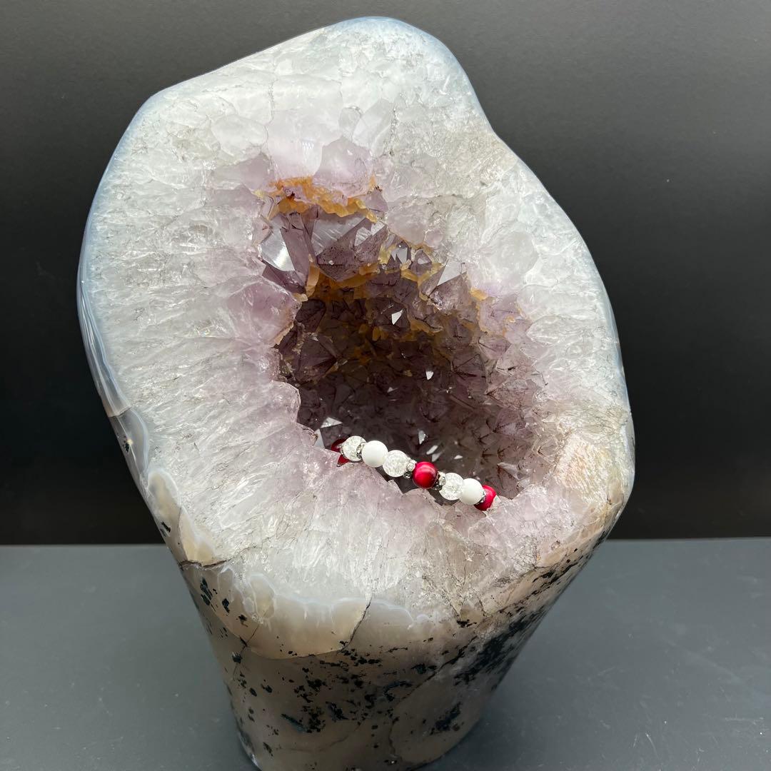 ✨貴重なアメジスト✨最高のヒーリング効果や浄化や魔除けにも♪アメジストドーム