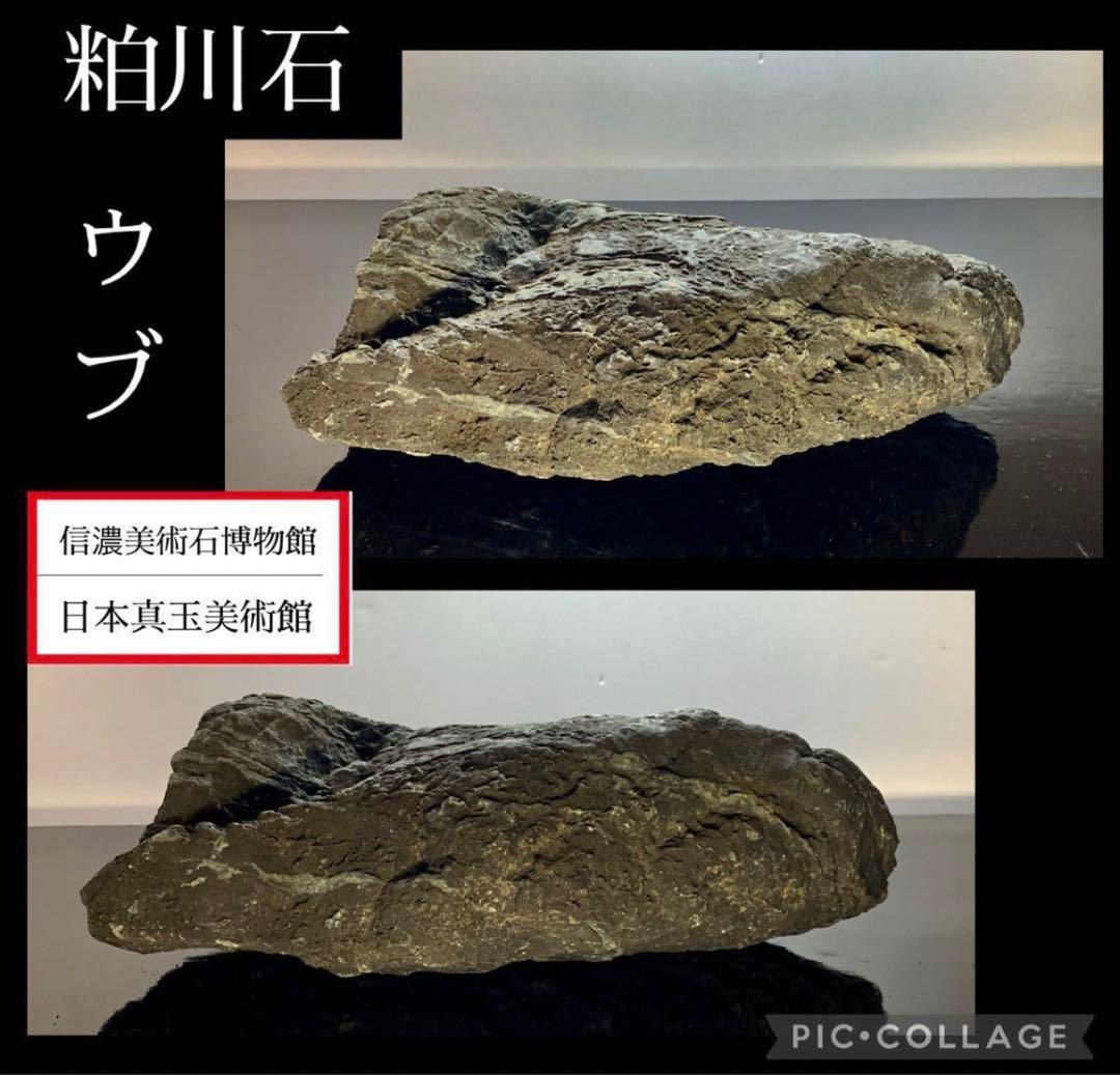 4211 粕川石 ウブ 横25×高10(cm) 4.64kg
