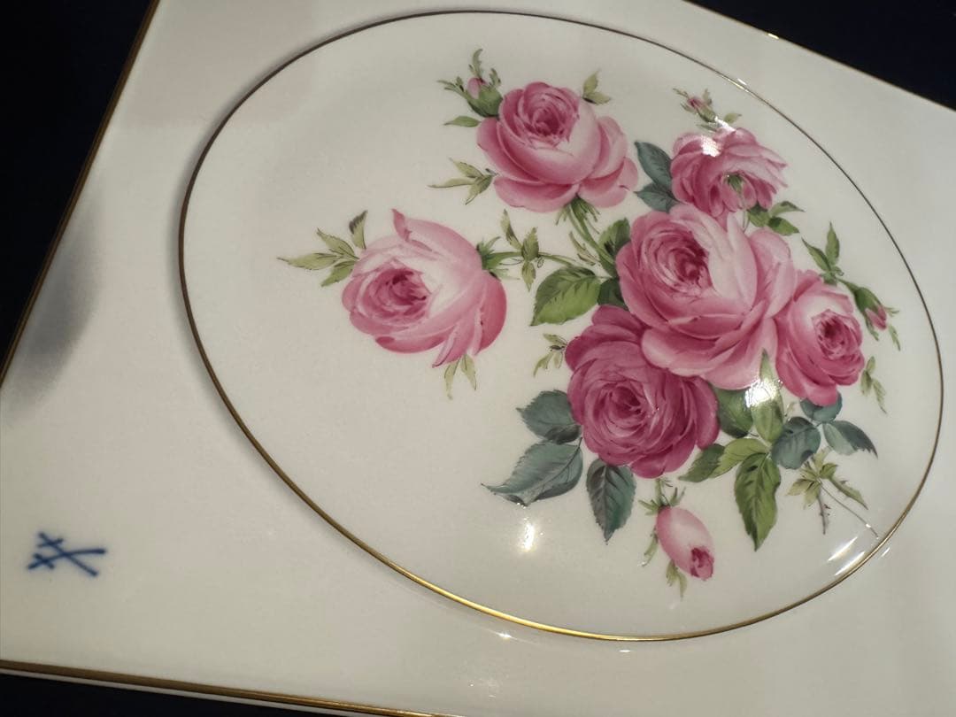 超激レア！正規マイセン　限定100枚　薔薇ブーケ　額入り