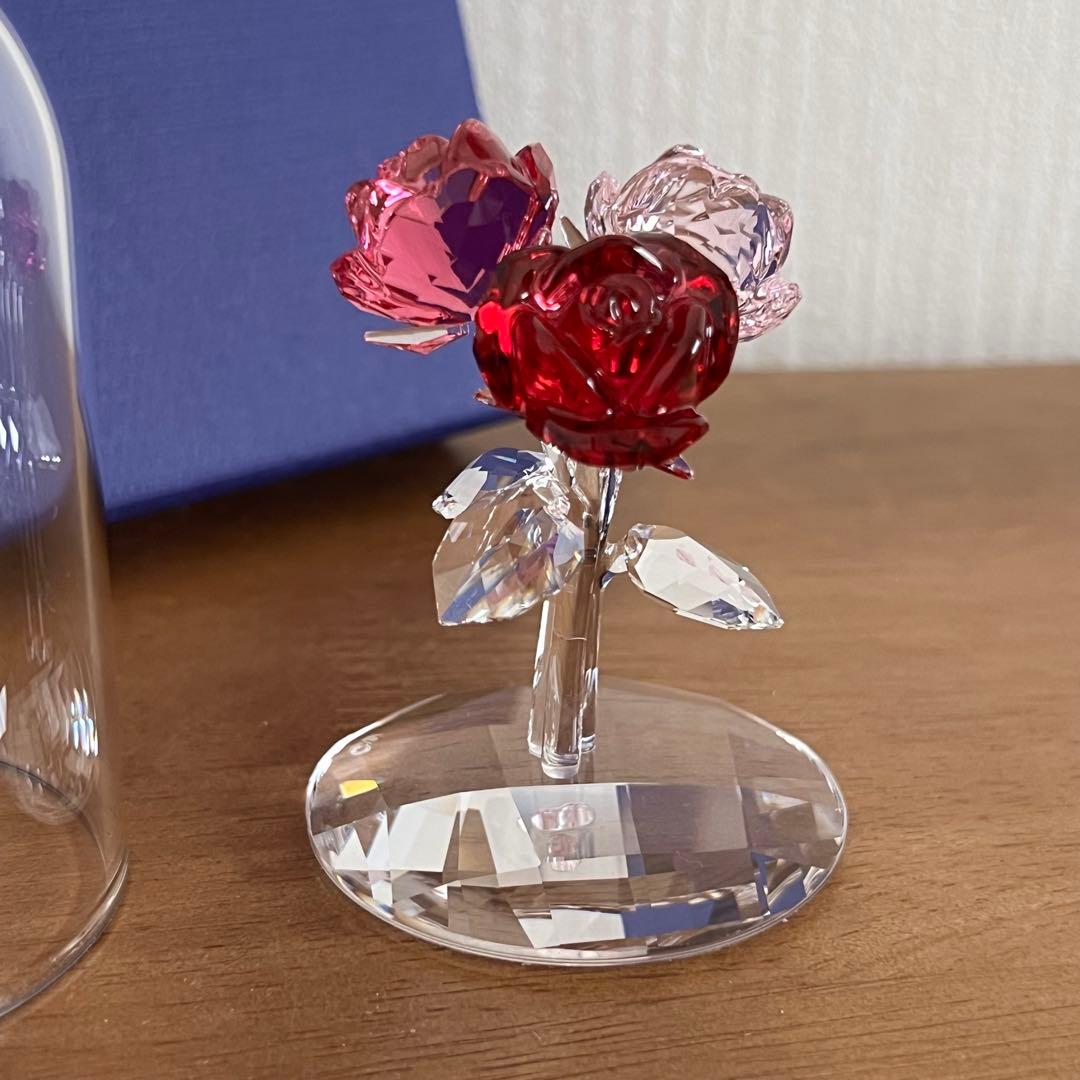 【新品未使用】SWAROVSKI ローズブーケ