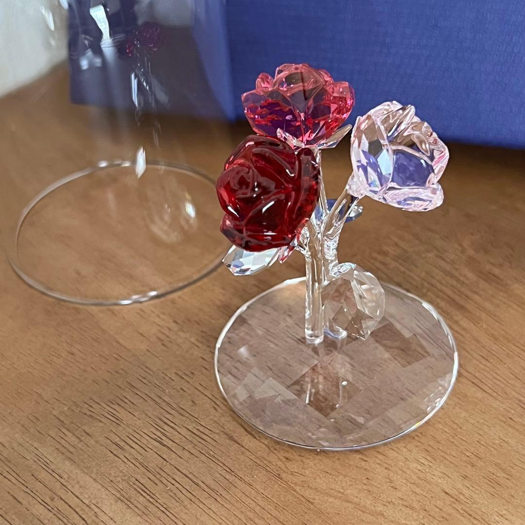 【新品未使用】SWAROVSKI ローズブーケ