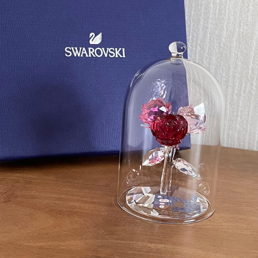 【新品未使用】SWAROVSKI ローズブーケ