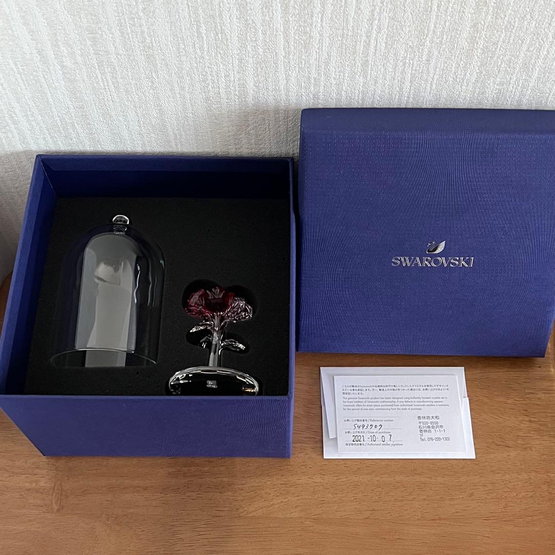 【新品未使用】SWAROVSKI ローズブーケ