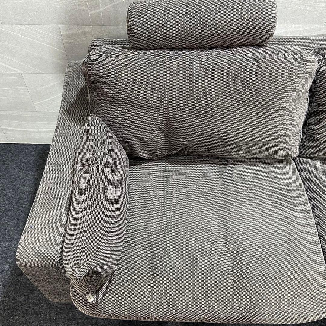 FLANNEL SOFA 3人掛けソファ ANTOS ヘッドレスト付 d2911