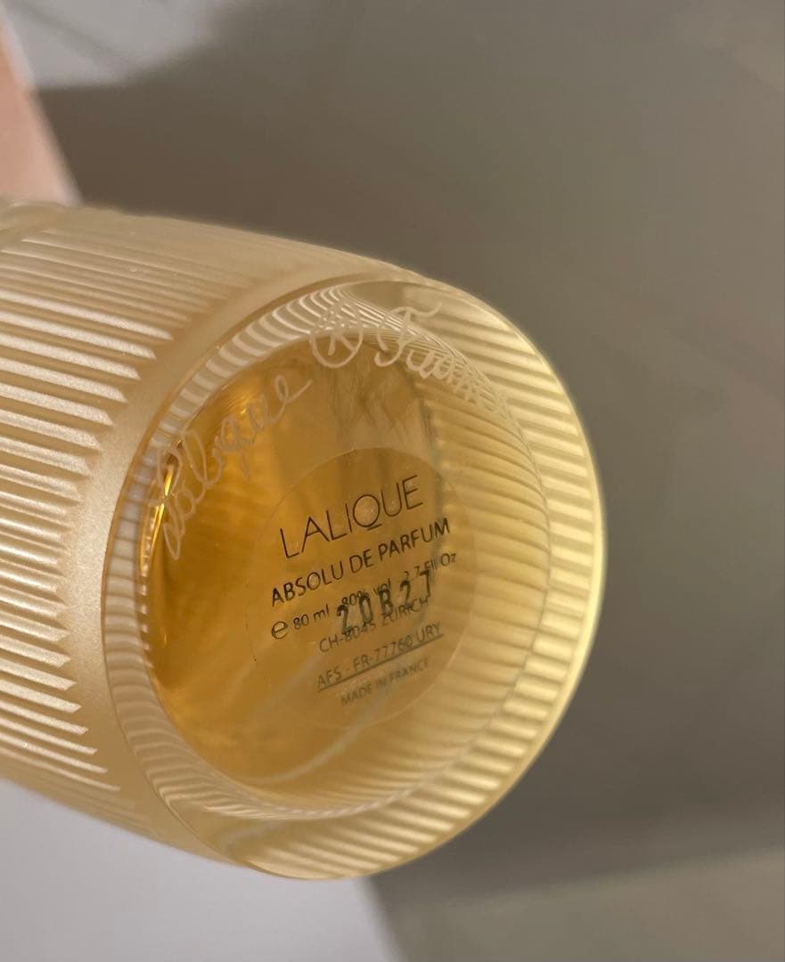 ラリック　香水　モンプルミエール クリスタル タンドル　パルファム　ガラス