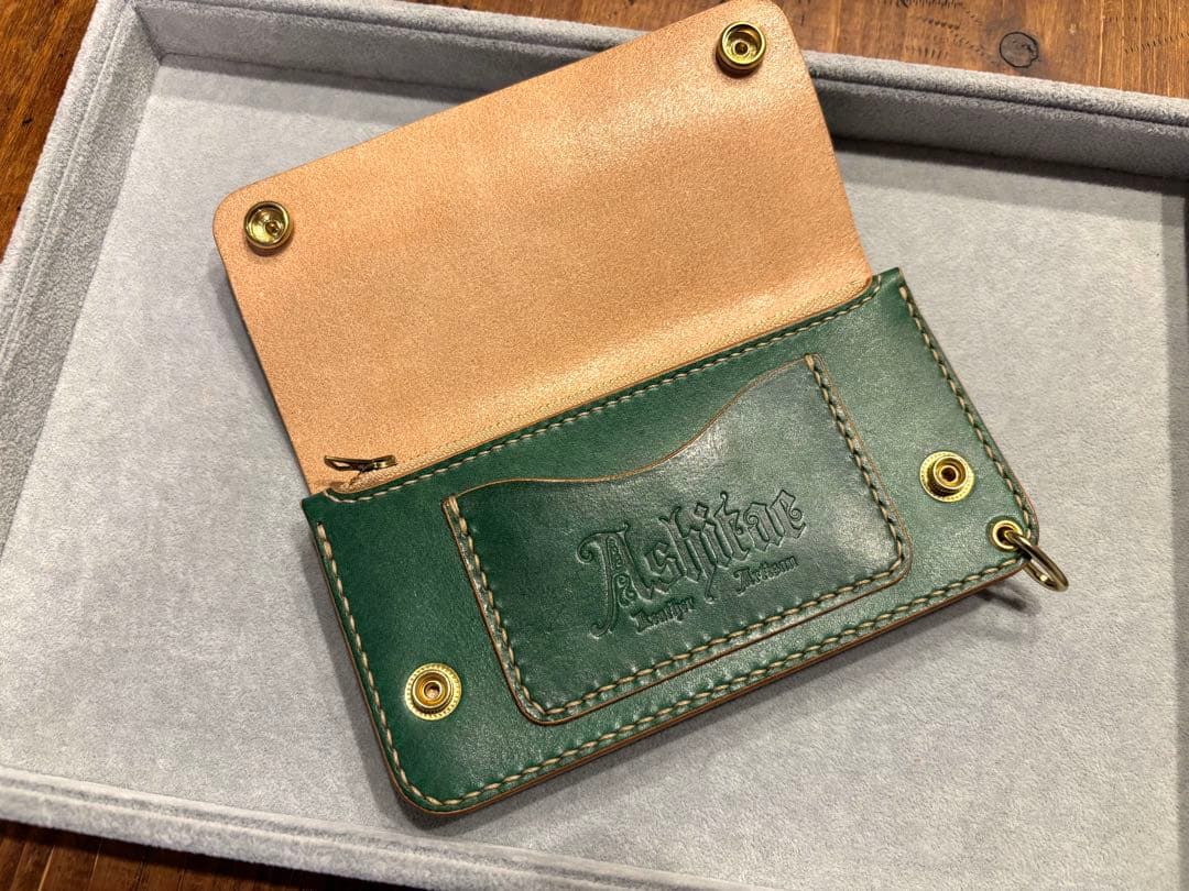 トラッカーウォレット　TW03-G グリーン　緑　財布　長財布