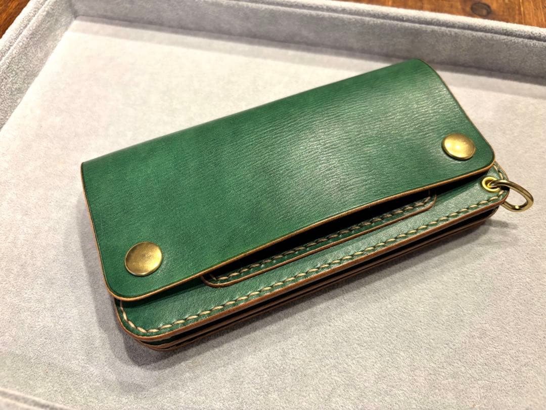 トラッカーウォレット　TW03-G グリーン　緑　財布　長財布