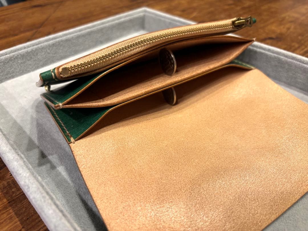 トラッカーウォレット　TW03-G グリーン　緑　財布　長財布