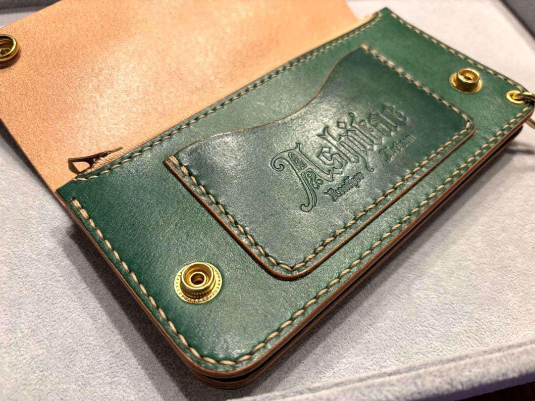 トラッカーウォレット　TW03-G グリーン　緑　財布　長財布