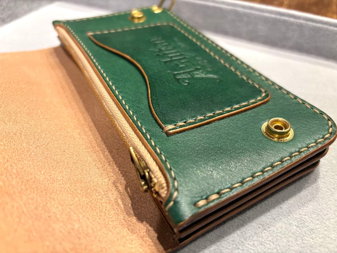 トラッカーウォレット　TW03-G グリーン　緑　財布　長財布