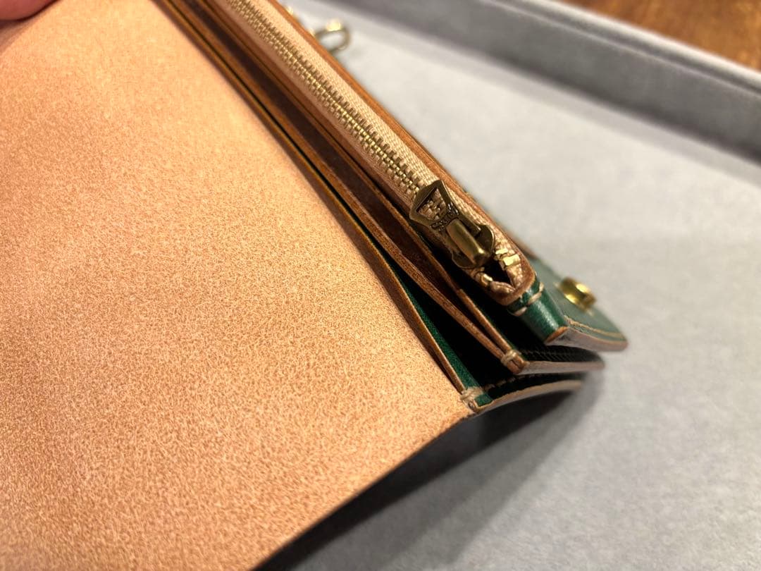 トラッカーウォレット　TW03-G グリーン　緑　財布　長財布