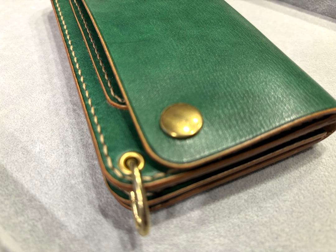 トラッカーウォレット　TW03-G グリーン　緑　財布　長財布