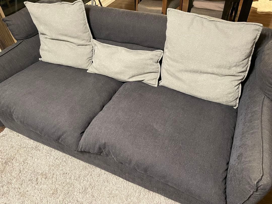 ★uji★【値下げ中】【送料込み】ニトリ 3人掛けソファ ソフティーナ