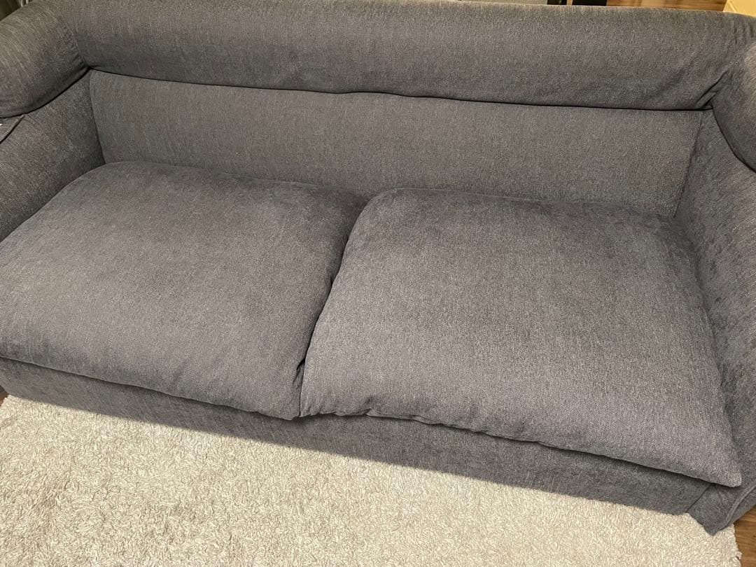 ★uji★【値下げ中】【送料込み】ニトリ 3人掛けソファ ソフティーナ