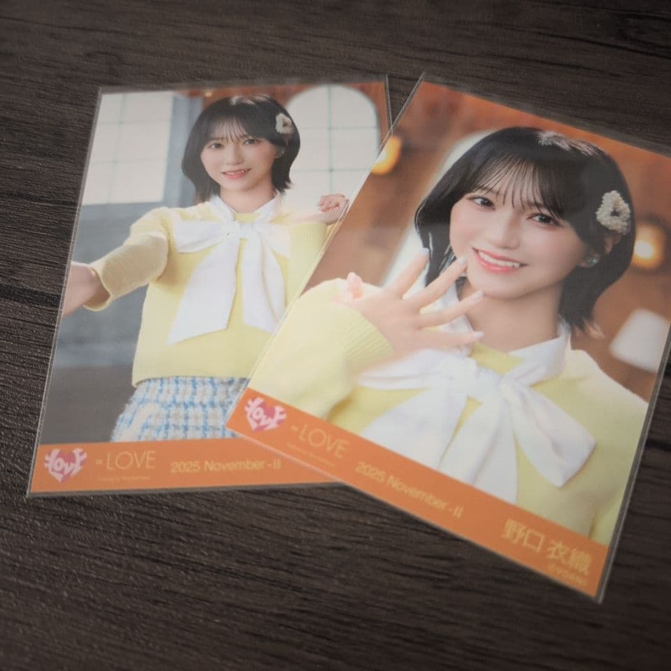 野口衣織 生写真 ヨリチュウ 木漏れ日メゾフォルテ - メルカリ