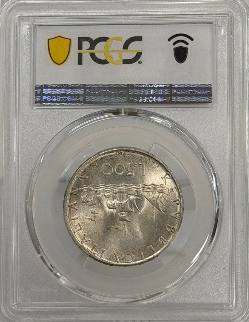 1967年-Rイタリア 500リラ 銀貨 PCGS高鑑定 - メルカリ