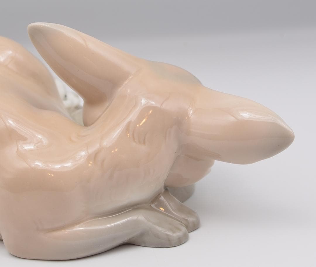 灰色ギツネ ＃1065 ☆リヤドロ スペイン ポーセリン 光沢仕上