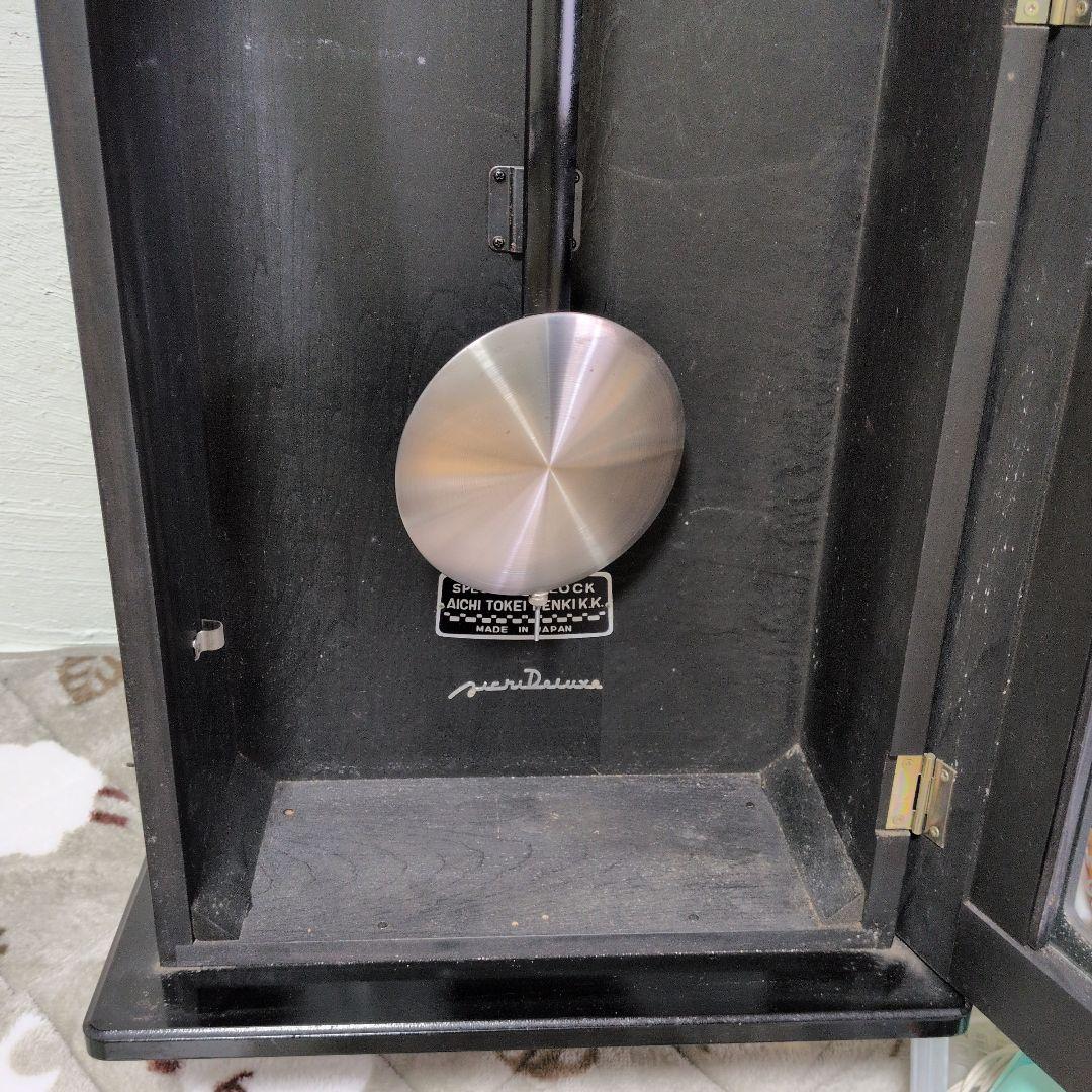 希少　稼働品　愛知時計　大型　ゼンマイ時計　振り子時計　昭和レトロ