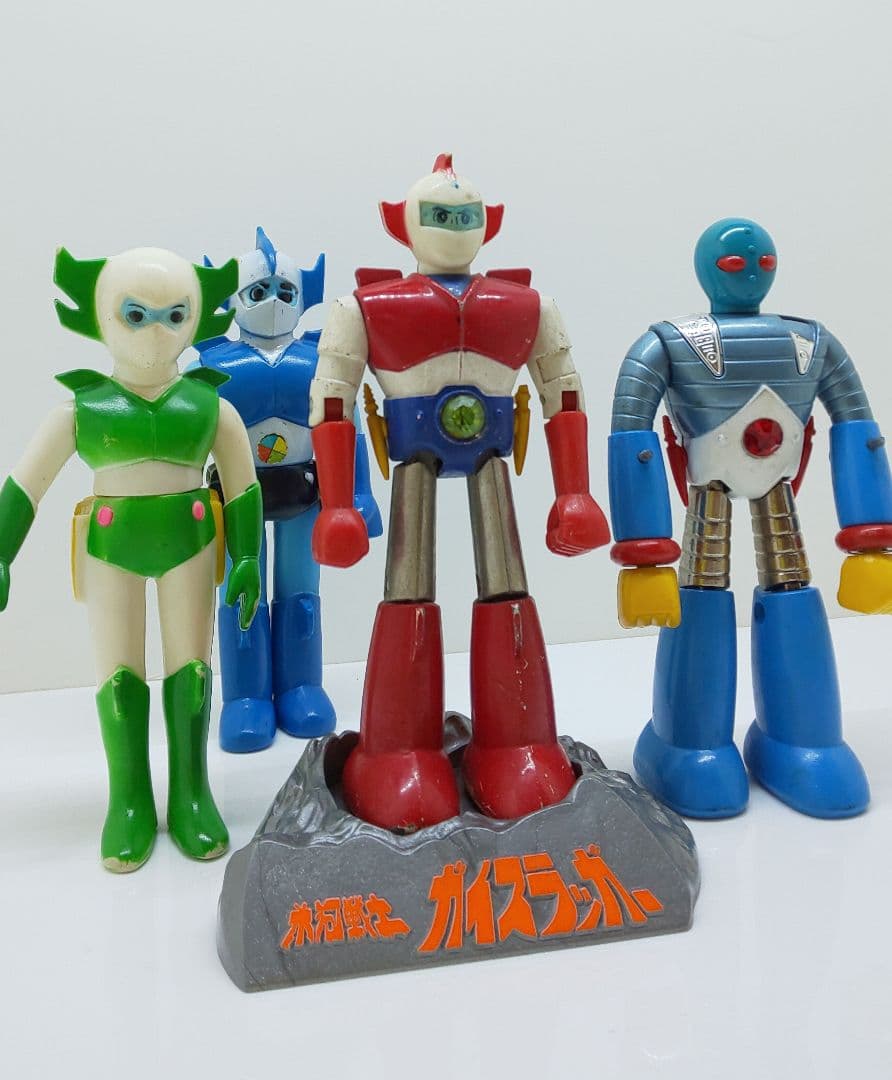 当時物◇氷河戦士ガイスラッガー♪☆タカトク /超合金 /ソフビ◇昭和