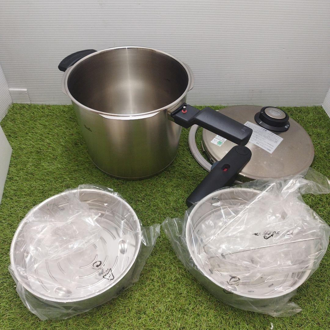 フィスラー Fissler 圧力鍋 6.0L 18-10 片手鍋 ステンレス