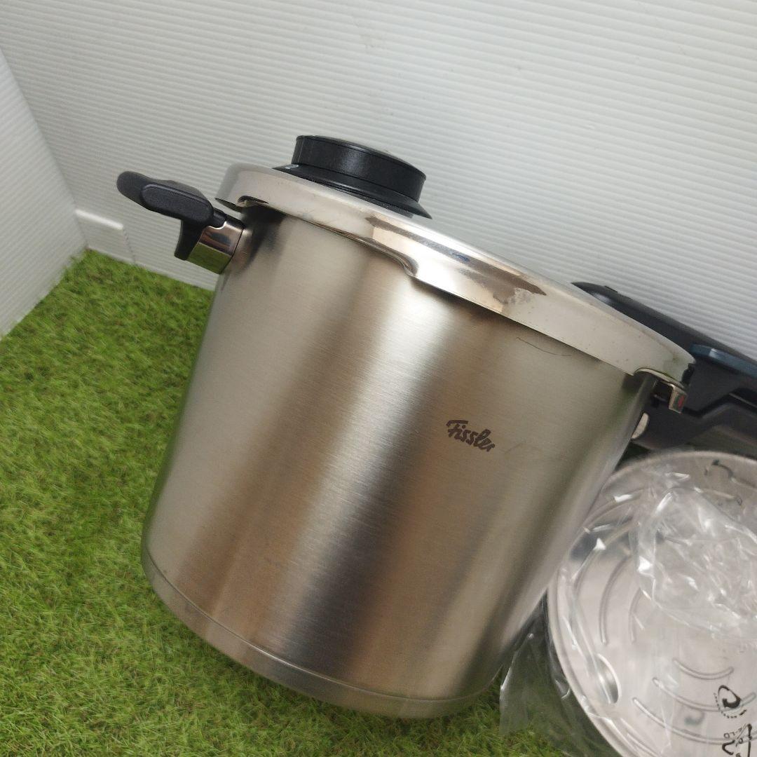 フィスラー Fissler 圧力鍋 6.0L 18-10 片手鍋 ステンレス