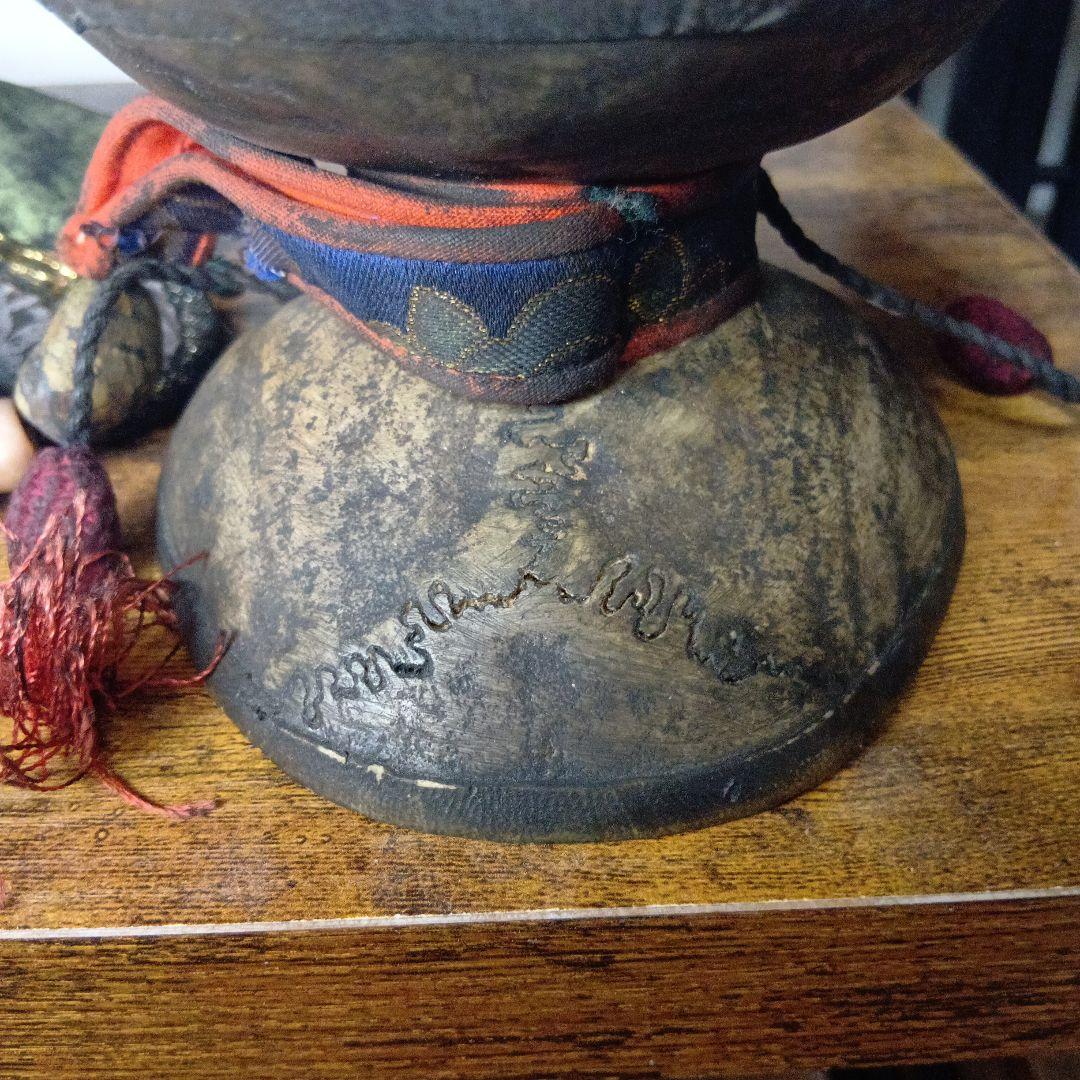 チベット 呪物 ダマル 人骨 密教法具 カパーラ カンリン 仏具 チベタンスカル