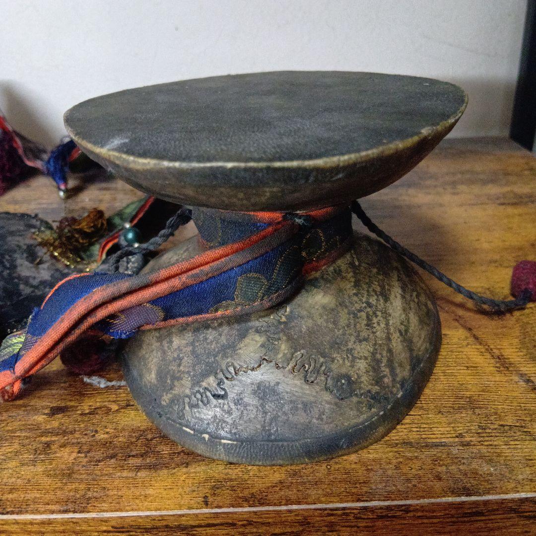 チベット 呪物 ダマル 人骨 密教法具 カパーラ カンリン 仏具 チベタンスカル