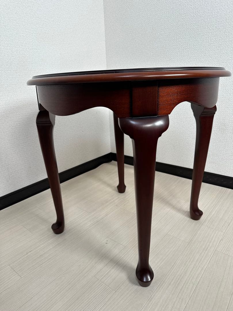 IDC大塚家具 サイドテーブル コーヒーテーブル 猫脚 マリアンディール※i4※