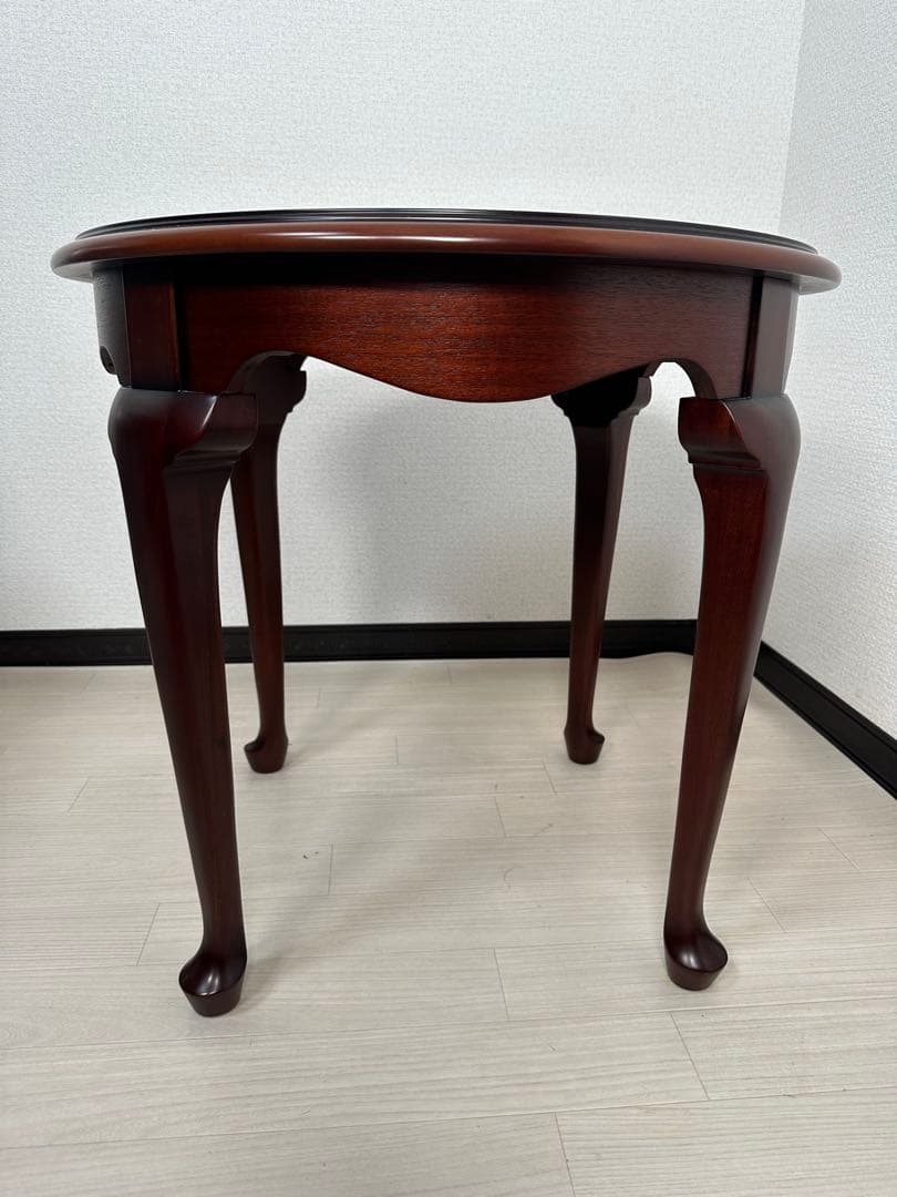 IDC大塚家具 サイドテーブル コーヒーテーブル 猫脚 マリアンディール※i4※