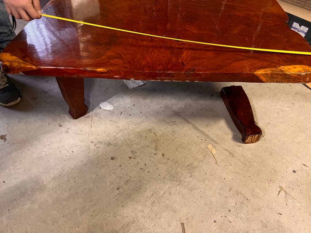 瘤杢一枚板 約100cm 無垢座卓 天板