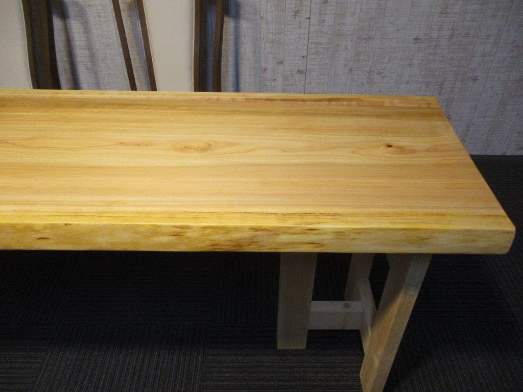 # 616 ■　檜　ヒノキ　テーブル　ダイニング　カウンター　座卓　一枚板