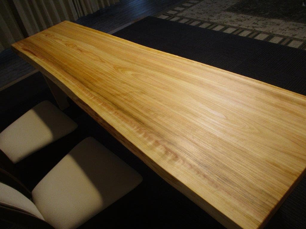 # 616 ■　檜　ヒノキ　テーブル　ダイニング　カウンター　座卓　一枚板