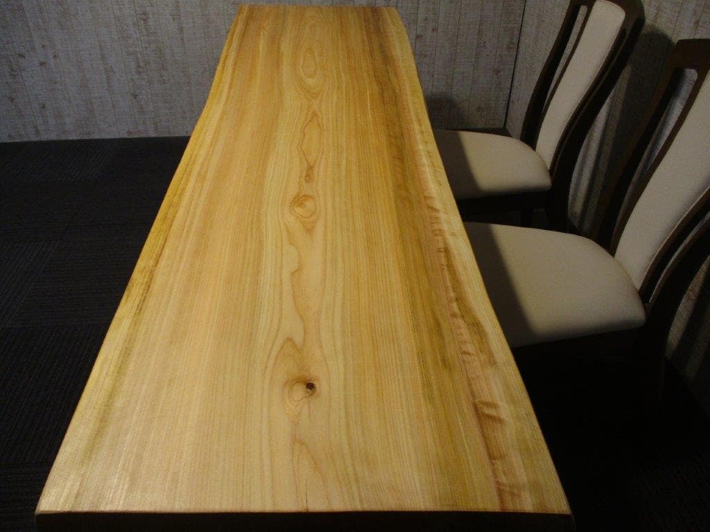 # 616 ■　檜　ヒノキ　テーブル　ダイニング　カウンター　座卓　一枚板