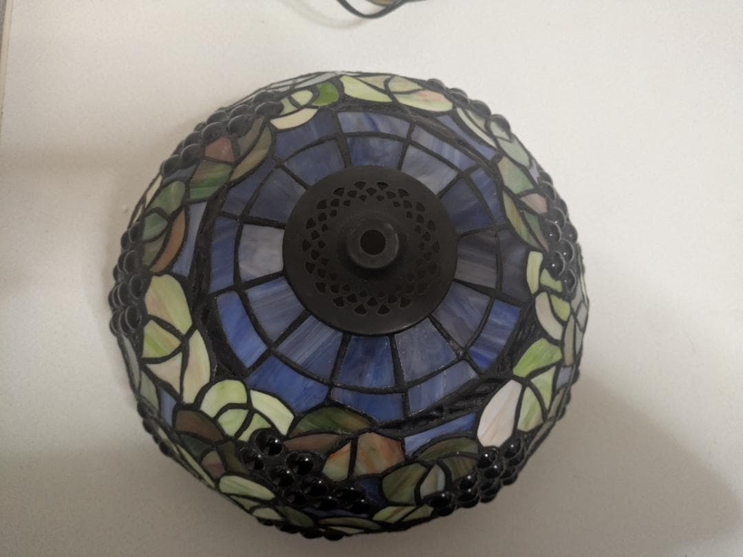 ステンドグラス スタンドライト テーブルライト 葡萄 ぶどう アンティーク調