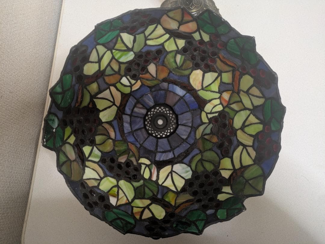 ステンドグラス スタンドライト テーブルライト 葡萄 ぶどう アンティーク調