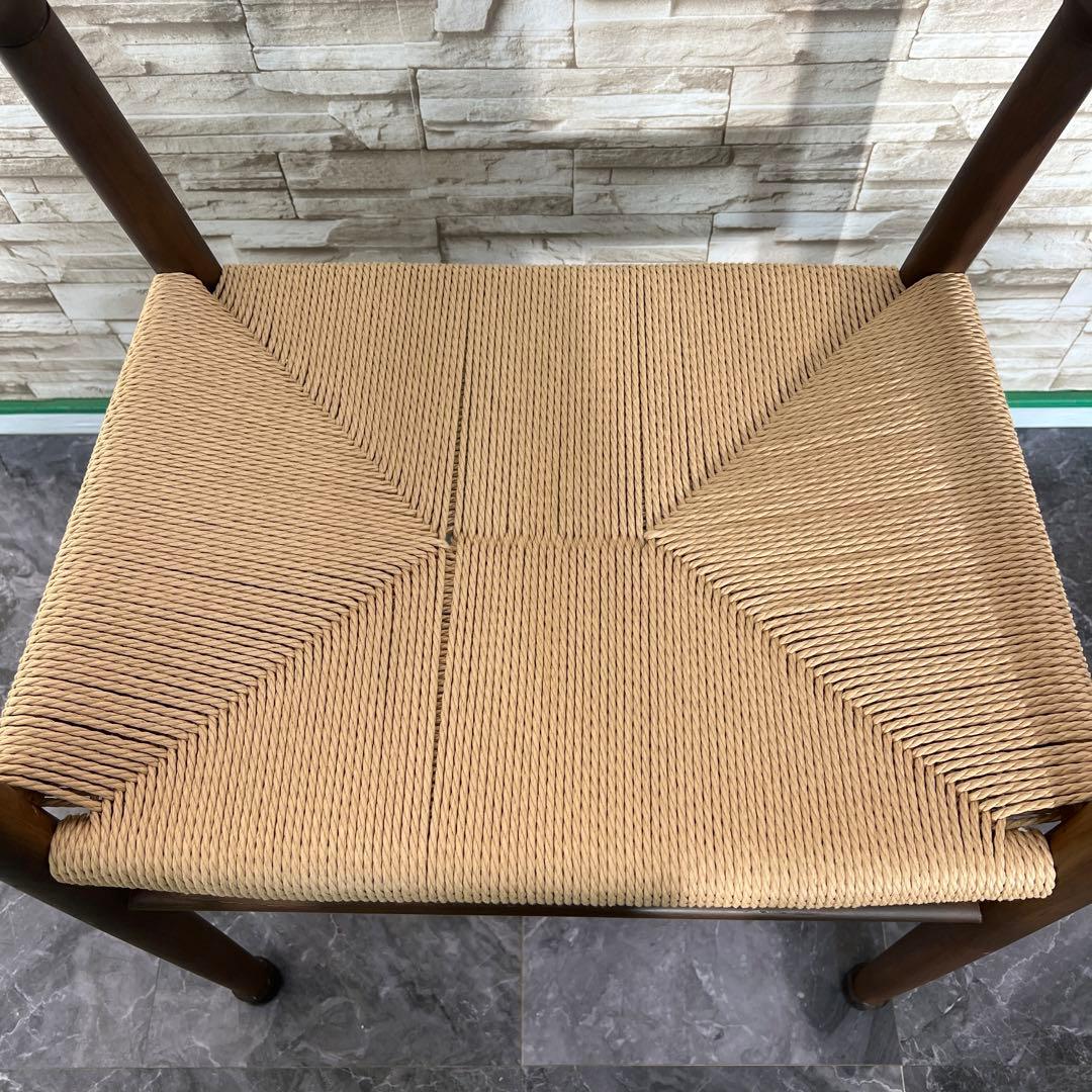 【美品】無印良品　オーク材　ペーパーコードチェア