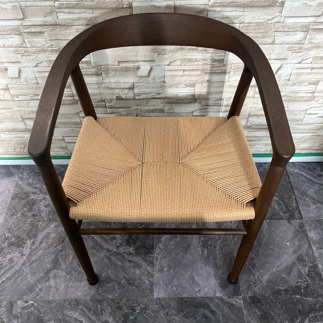 【美品】無印良品　オーク材　ペーパーコードチェア