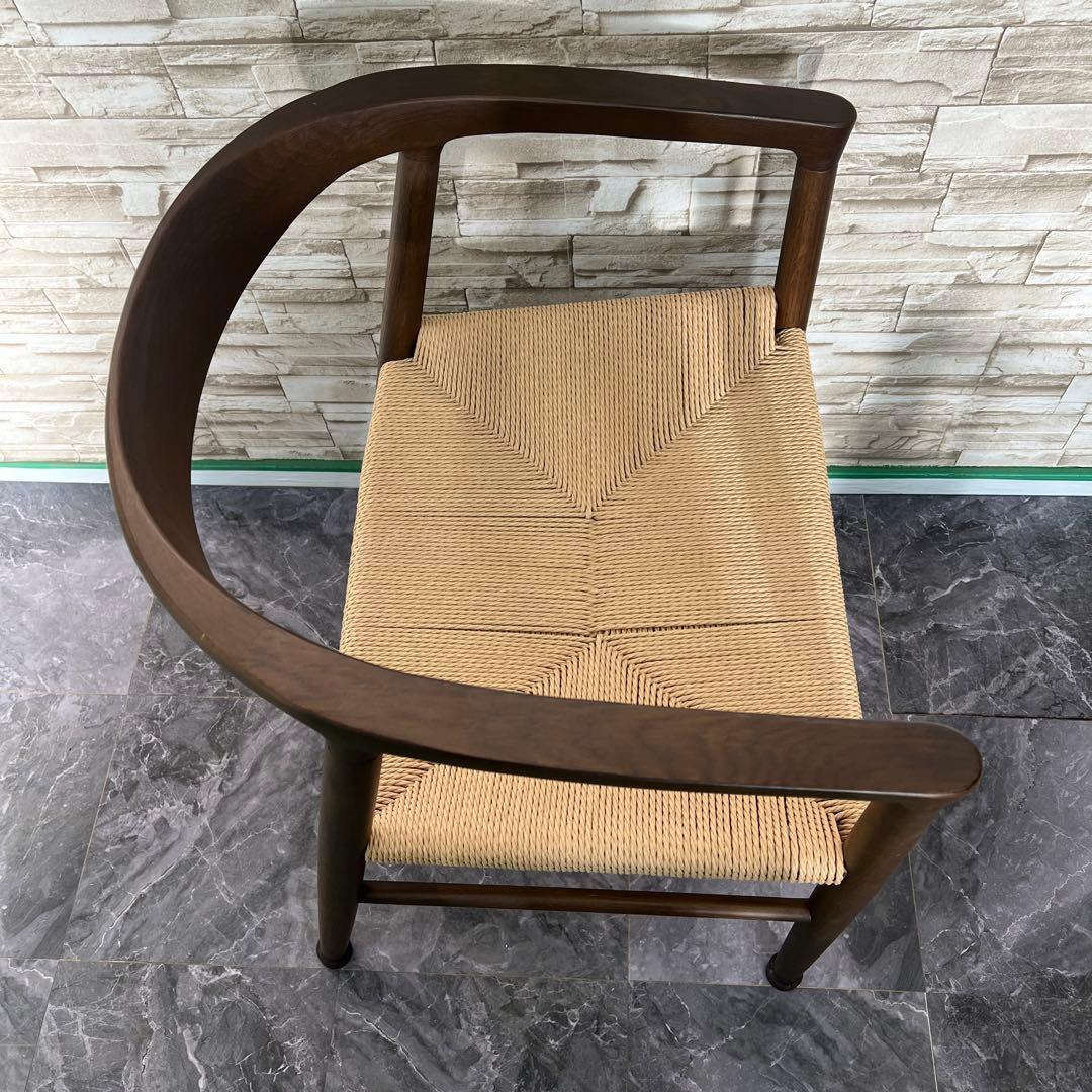 【美品】無印良品　オーク材　ペーパーコードチェア